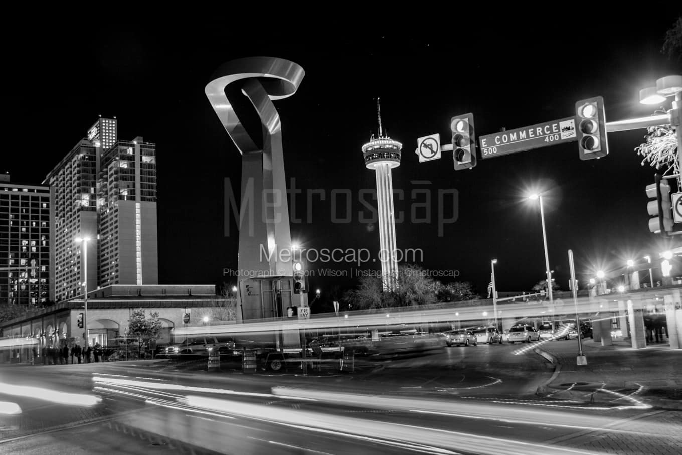 Black & White San Antonio Architecture Pictures