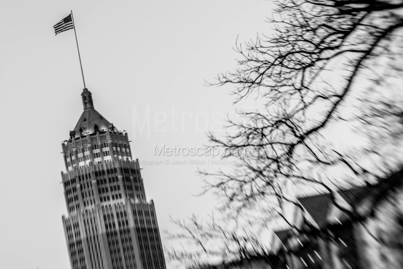 Black & White San Antonio Architecture Pictures