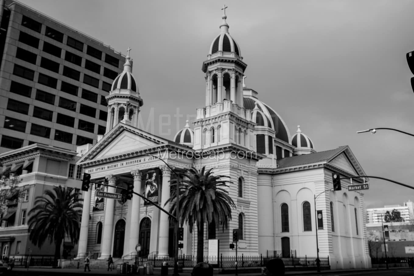 Black & White San Jose Architecture Pictures