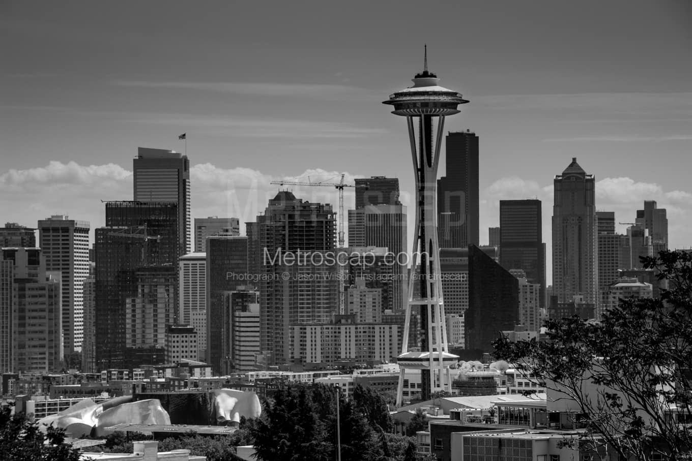 Black & White Seattle Architecture Pictures