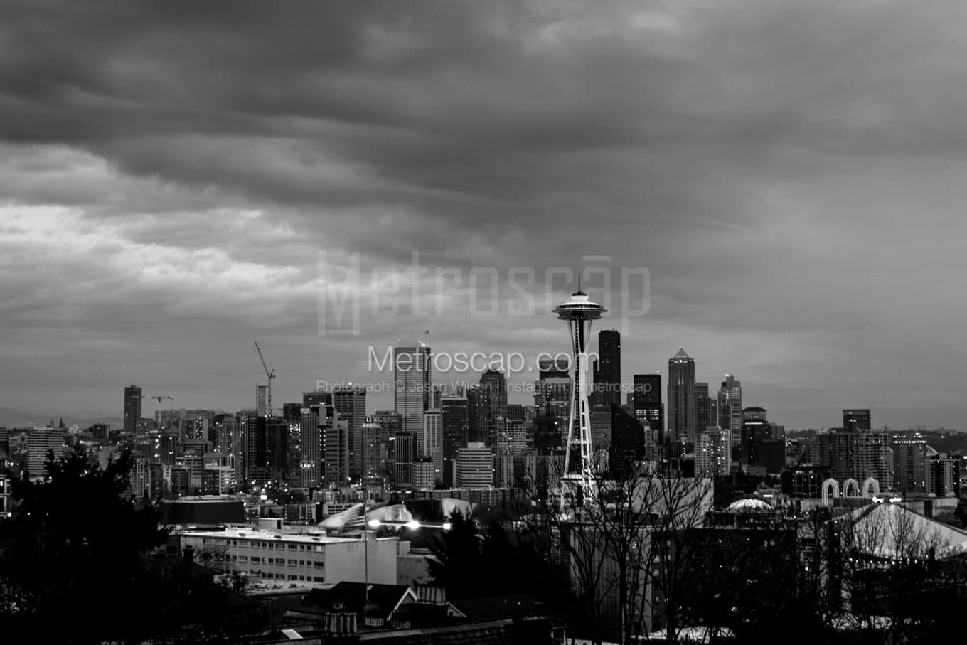 Black & White Seattle Architecture Pictures