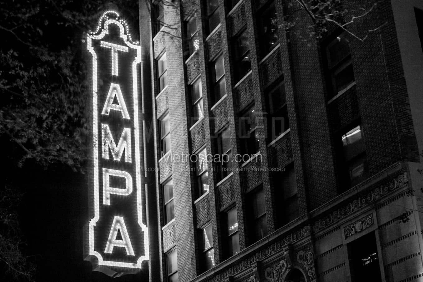 Black & White Tampa Architecture Pictures