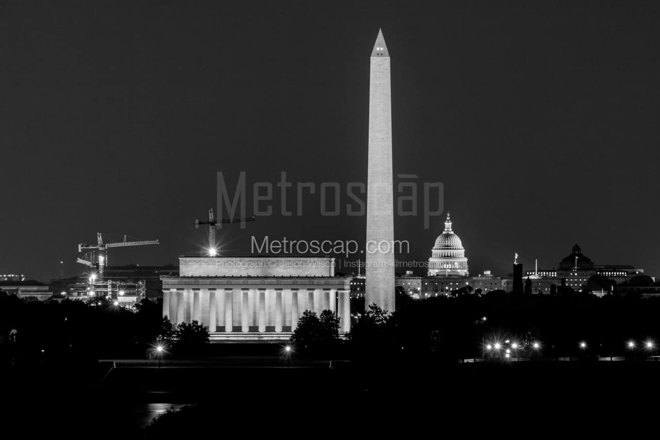 Black & White Washington DC Architecture Pictures