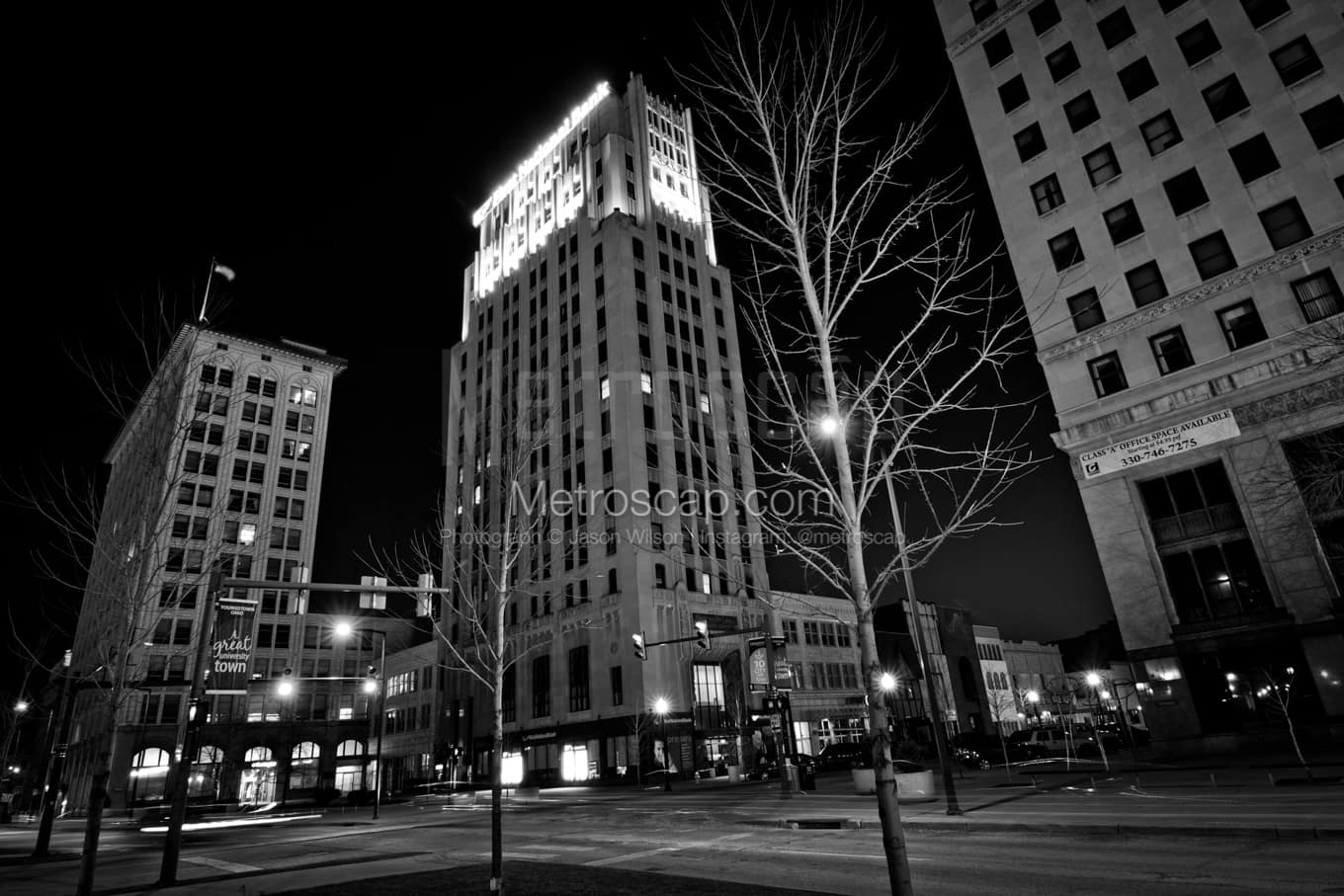 Black & White Youngstown Architecture Pictures