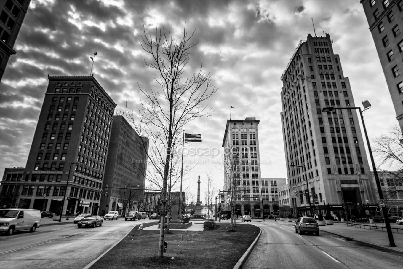 Black & White Youngstown Architecture Pictures